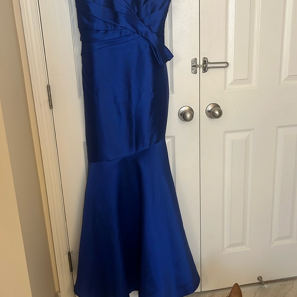 Badgley Mishka Blue Evening Dress